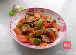 彩椒胡萝卜炒肉片的做法图解7