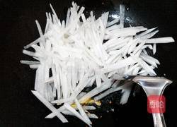 炒白萝卜丝的做法图解5