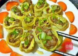 肉末鸡蛋卷的做法图解10