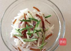 白萝卜拌山楂糕的做法图解3