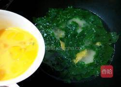 豇豆叶鸡蛋汤的做法图解6