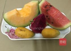 果锦#西瓜#沙拉的做法图解1