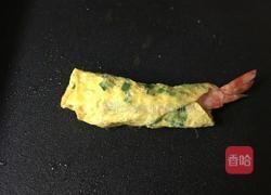 韭菜鸡蛋煎大虾的做法图解6