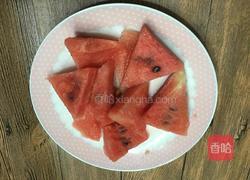 柠香#西瓜#汁的做法图解1