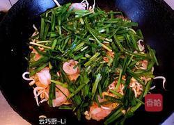 豆芽韭菜炒虾仁的做法图解9