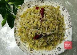 炝炒绿豆芽的做法图解3