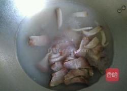 腊肉炒花菜的做法图解2