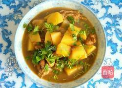 土豆炖鸡腿的做法图解6