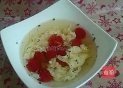 圣女果蛋花汤的做法图解8