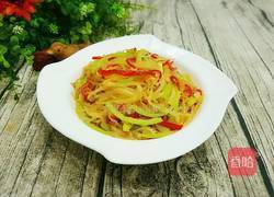 双椒炒白萝卜丝的做法图解9