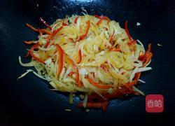 双椒炒白萝卜丝的做法图解7