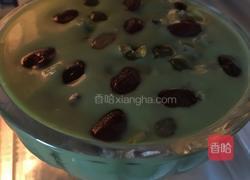 蜜豆青汁酸奶冻的做法图解4