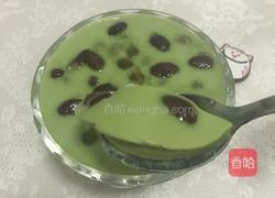 蜜豆青汁酸奶冻的做法图解5