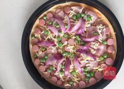 火腿培根披萨的做法图解9