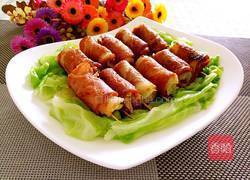 香煎培根卷卷心菜的做法图解8