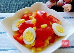 彩椒玉米鸡蛋沙拉的做法图解6