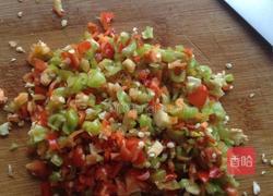青椒炒干巴菌的做法图解5
