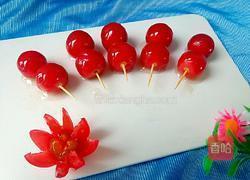 圣女果冰糖葫芦的做法图解8