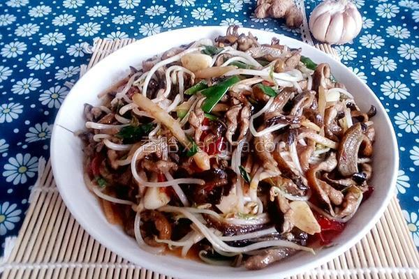 绿豆芽炒鳝鱼丝