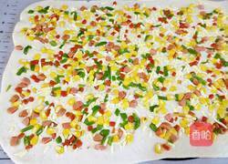 杂蔬火腿芝士卷的做法图解10