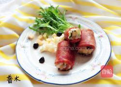 哈密瓜培根卷的做法图解8