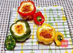 彩椒三文鱼焗饭盅的做法图解11