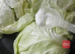翡翠卷心菜包肉的做法图解13