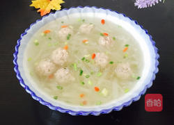 白萝卜丝丸子汤的做法图解11