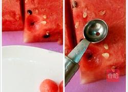  清凉一夏西瓜球的做法图解3