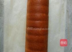 红曲粉果酱蛋糕卷的做法图解14
