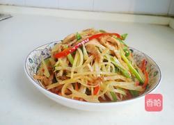 青红椒子姜肉丝的做法图解13