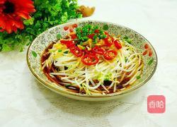 凉拌绿豆芽的做法图解7