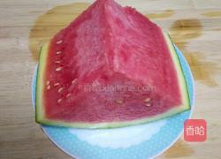 甘梅西瓜的做法图解1