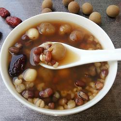 桂圆莲子红豆粥的做法[图]