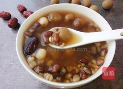 桂圆莲子红豆粥的做法图解5