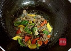 彩椒炒牛肉的做法图解7