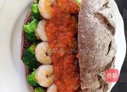 鲜虾蔬菜堡的做法图解6