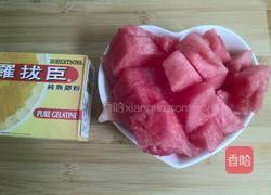 西瓜酸奶布丁的做法图解1