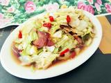 五花肉炒卷心菜