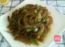 尖椒炒猪皮的做法图解10