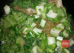 鱼烩粉条青菜的做法图解4