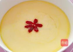 奶香玉米汁蒸蛋的做法图解11