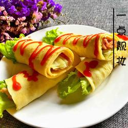 培根生菜鸡蛋卷的做法[图]