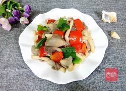 彩椒炒平菇的做法图解7