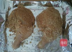 无油香酥烤鸡腿的做法图解2