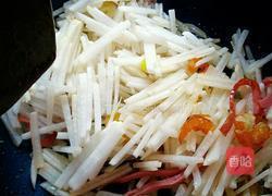 火腿虾仁白萝卜汤#年夜饭的做法图解5