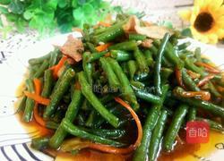 肉片炒豇豆角的做法图解6