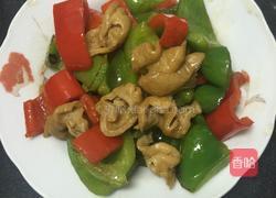 彩椒炒肥肠的做法图解5