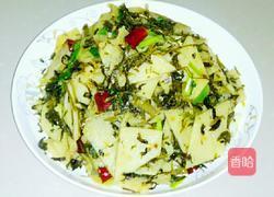 酸菜炒面皮的做法图解5