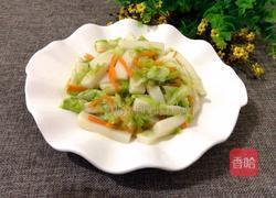 卷心菜炒年糕的做法图解8